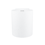 18894-Atelis-Cylinder-Wall-Mounted-Concrete-Basin-Overflow Front White