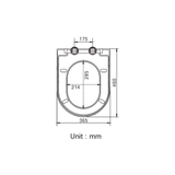 Asher Pan Toilet Seat Spec