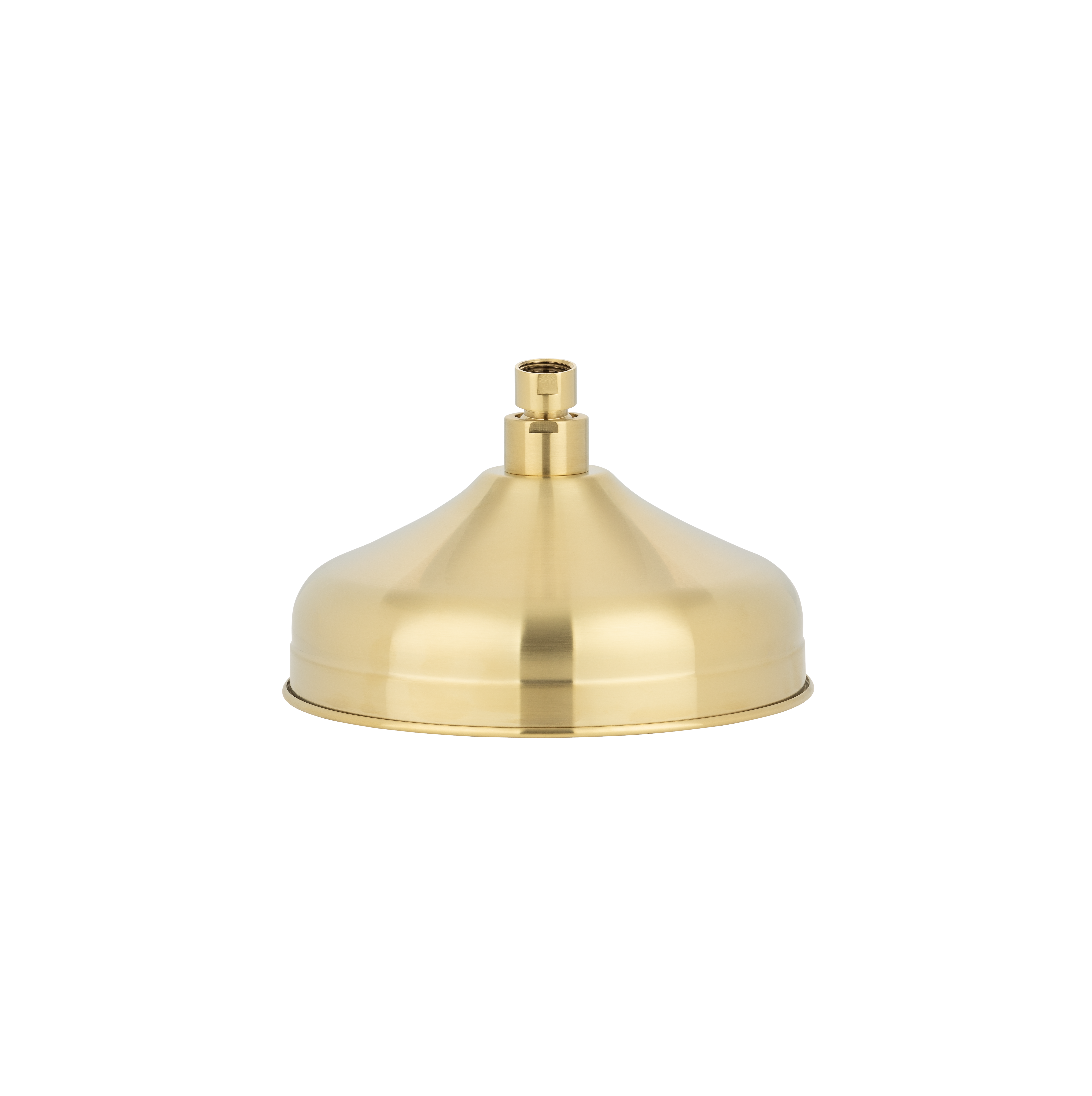 kingsley showerhead round side BrushedBrass