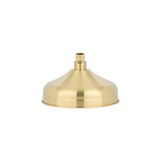 kingsley showerhead round side BrushedBrass