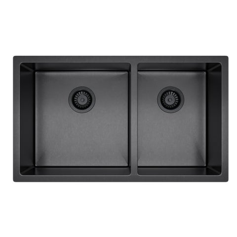 Vita Double Kitchen Sink 760mm - Antique Slate
