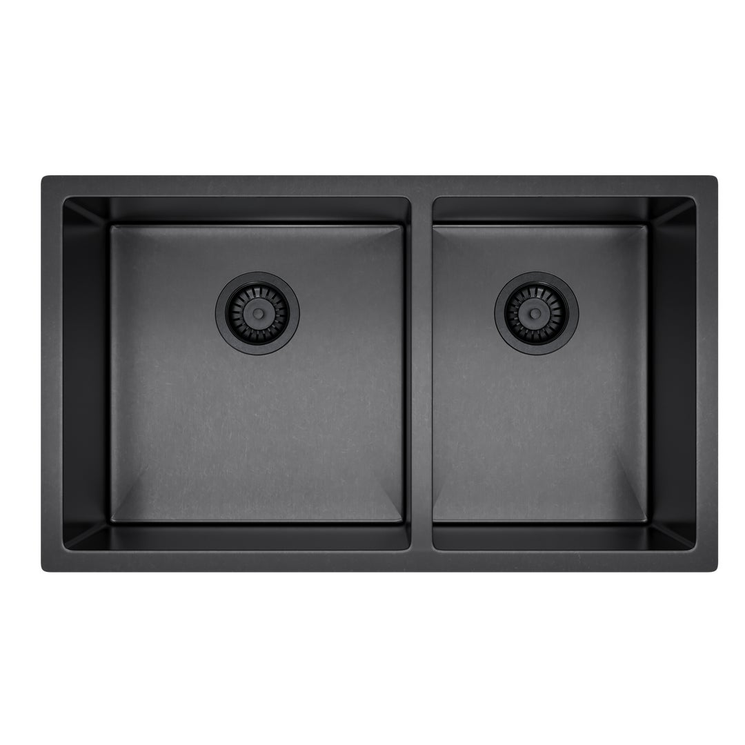 Vita Double Kitchen Sink 760mm - Antique Slate