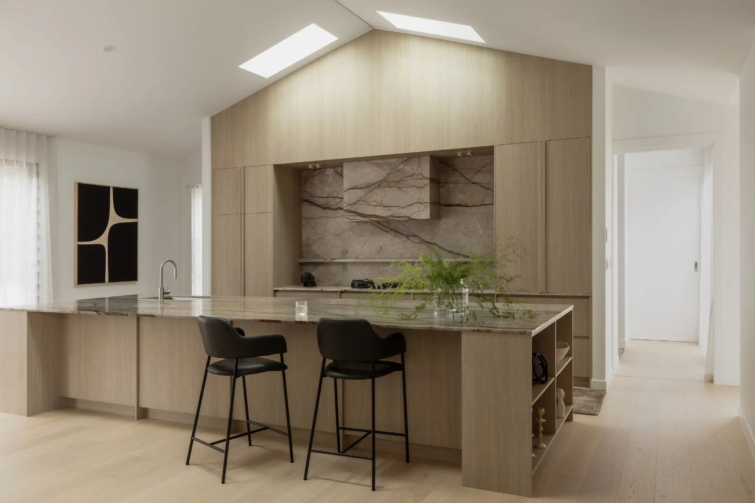 Suku Japandi Kitchen Silver River Stone