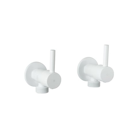 Elysian Washing Machine Stops - White