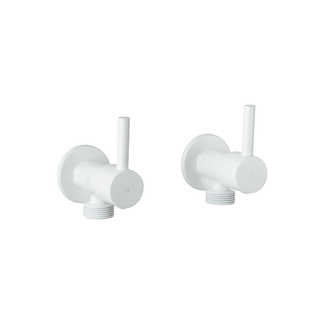 Elysian Washing Machine Stops - White