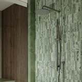 View01 Narita Tiles Elysian Shower Rail Non Adjustable Gunmetal
