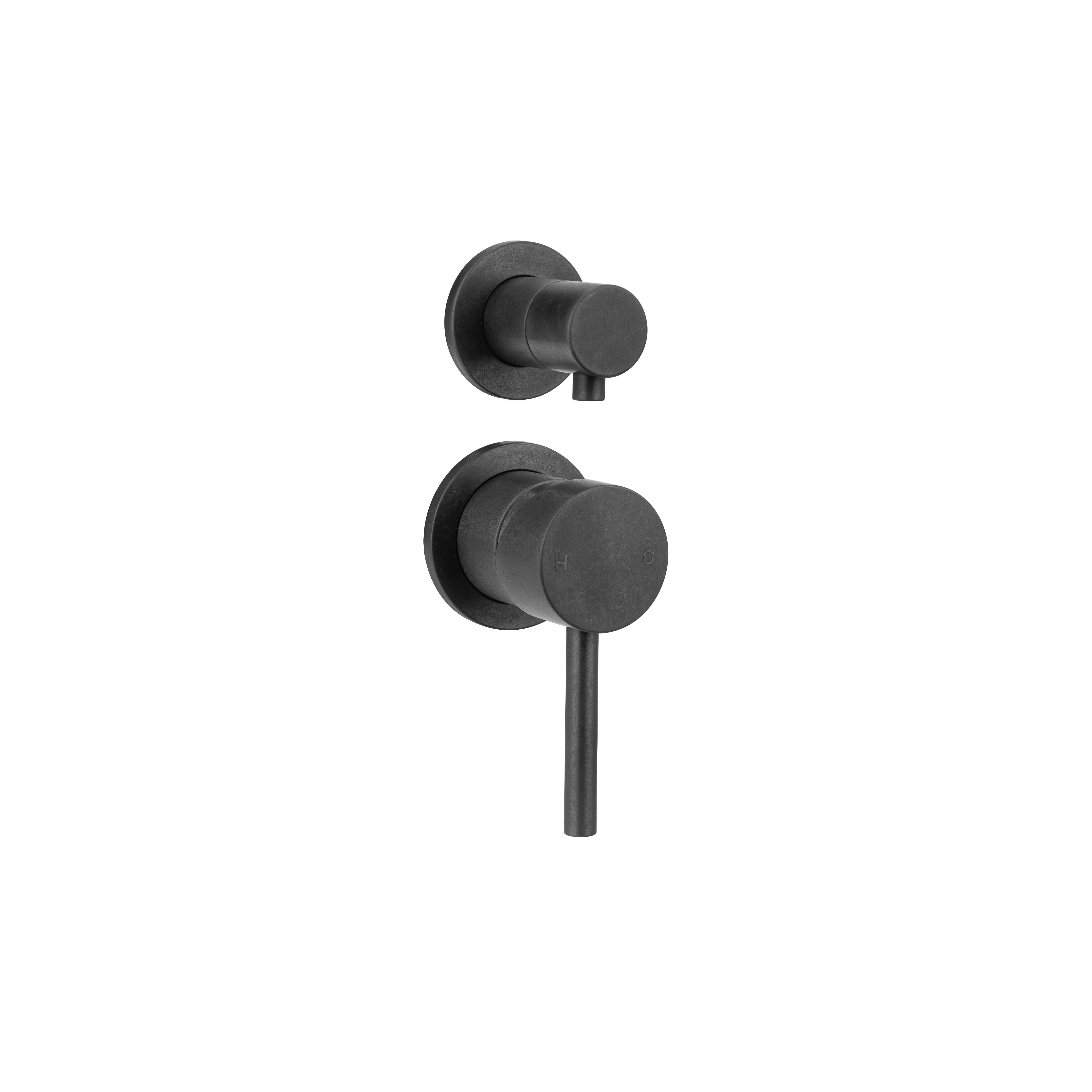 Sola Shower Top Diverter - Antique Slate