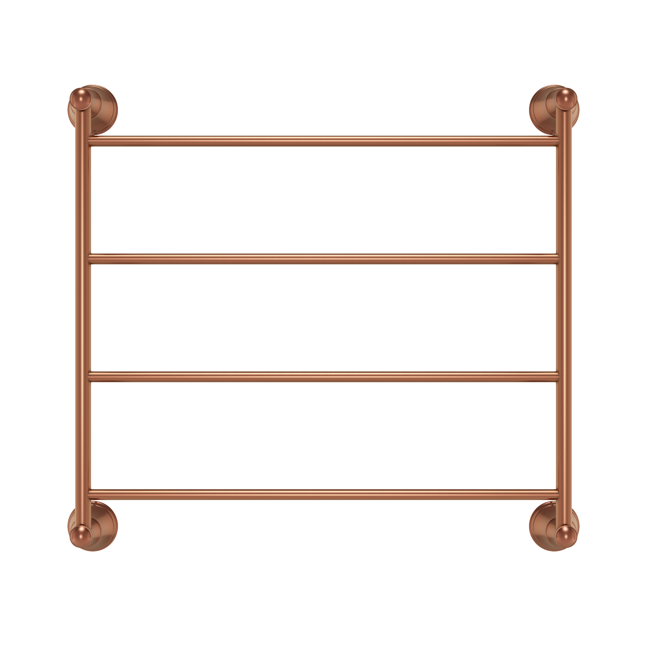 Kingsley Heated Towel Ladder - Brushed Copper