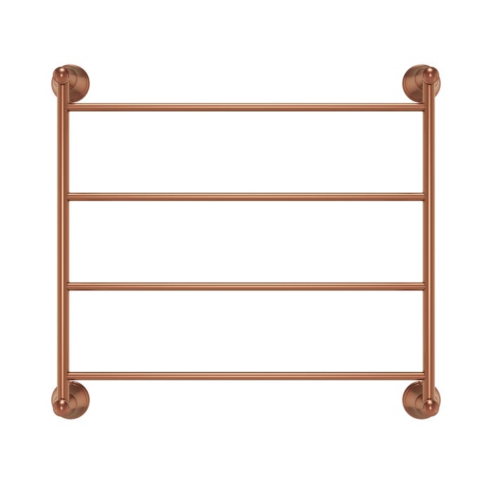 Kingsley Heated Towel Ladder – Brushed Copper