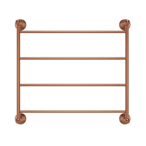 Kingsley Heated Towel Ladder - Brushed Copper