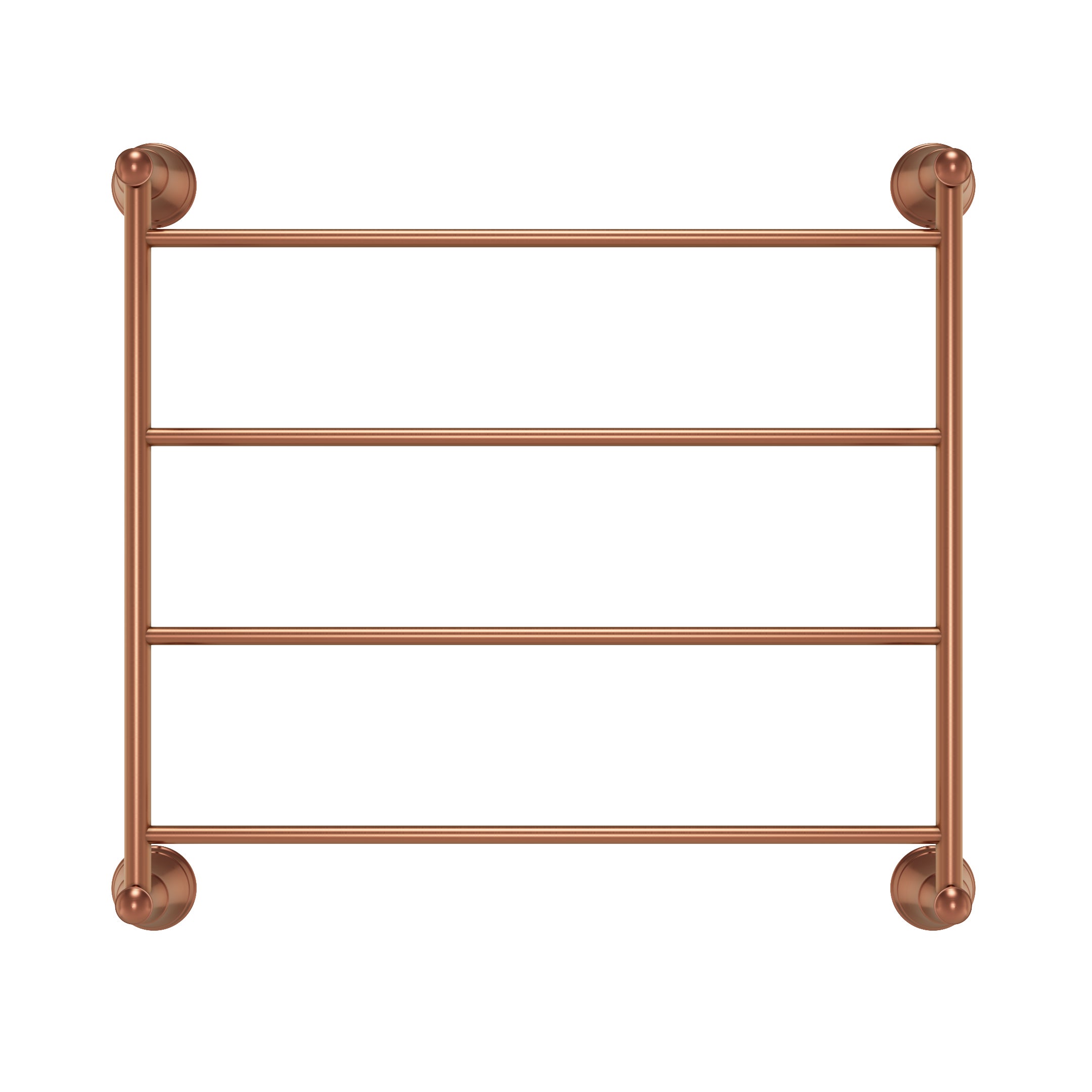 Kingsley Heated Towel Ladder - Brushed Copper