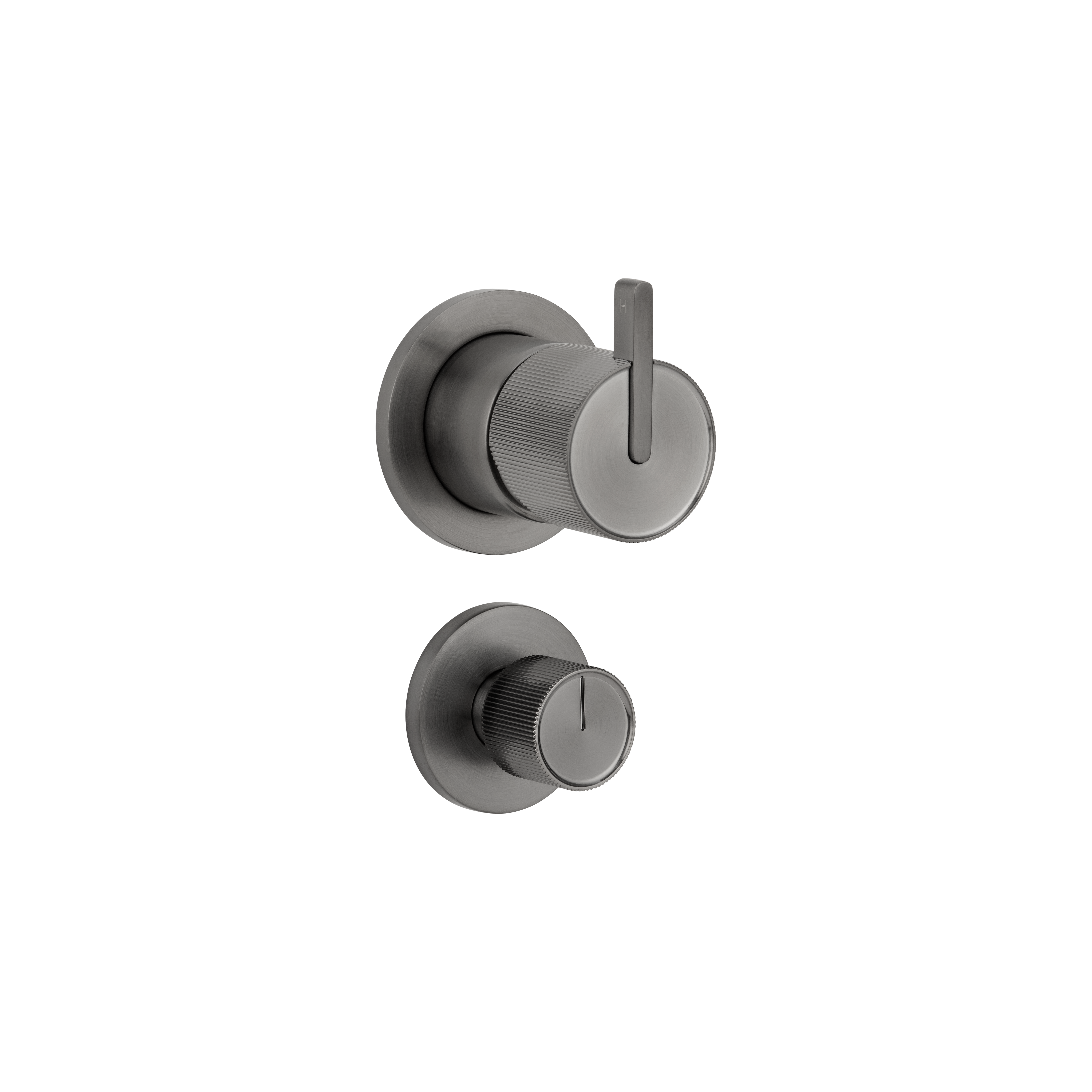 Namika Shower Bottom Diverter - Brushed Gunmetal