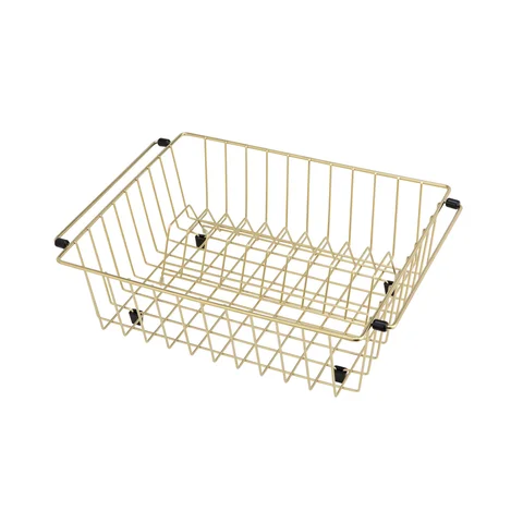 Bench Top Dish Rack - Brushed Brass