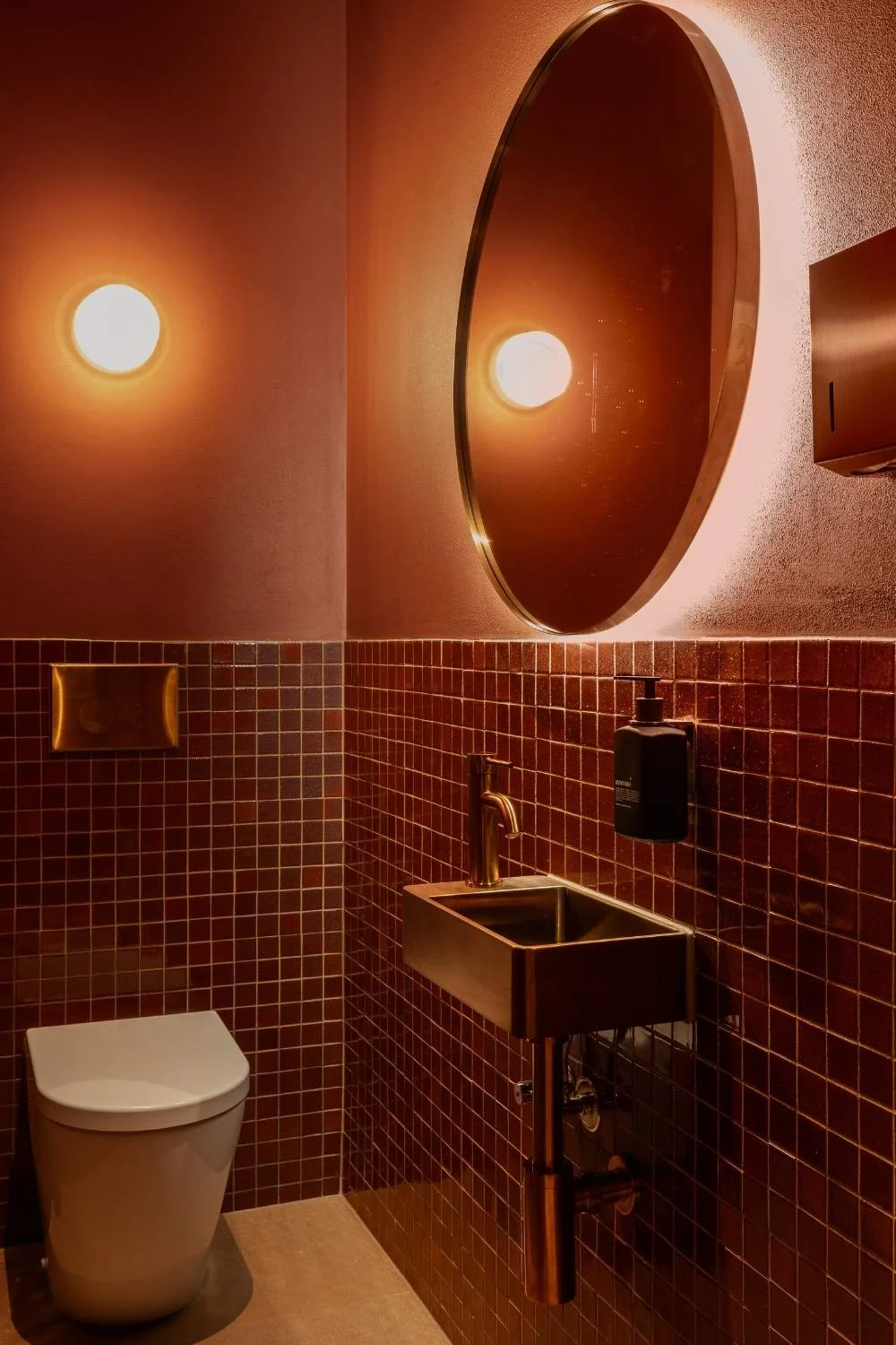 Laundry Tile Ideas Powder Room