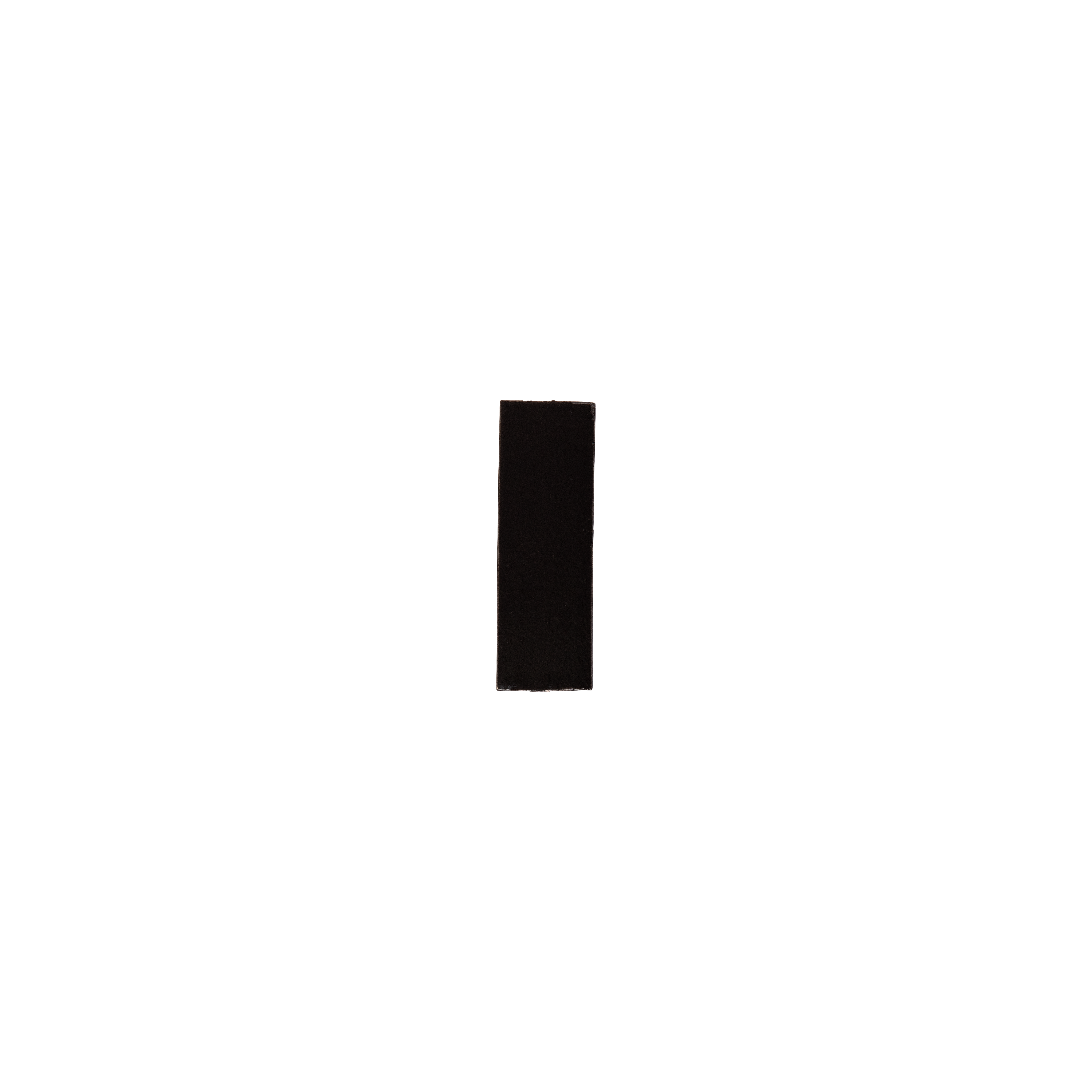 Rommani Handmade Zellige Rectangle Tile - Raven Black (Sample)