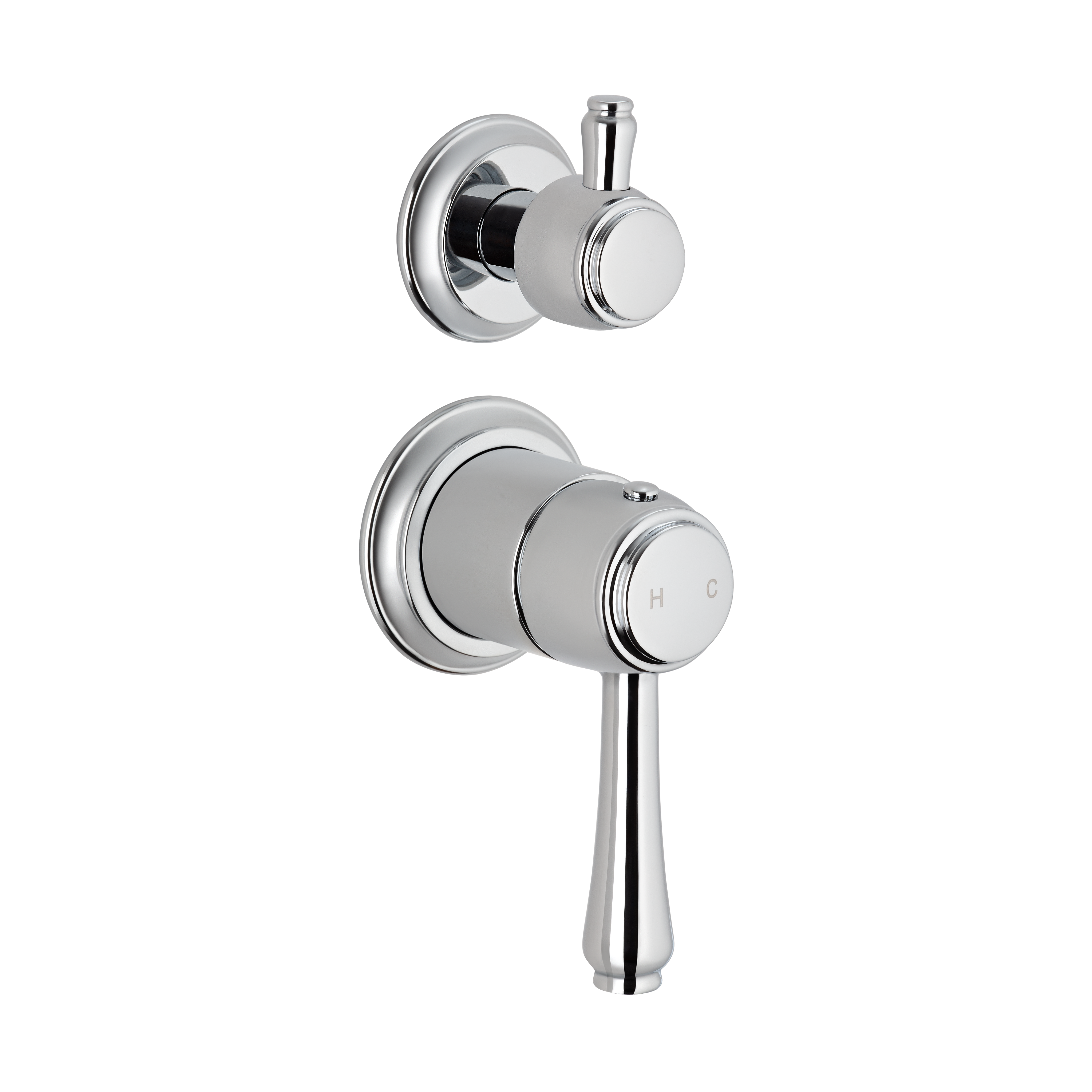Kingsley Shower Top Diverter  - Chrome