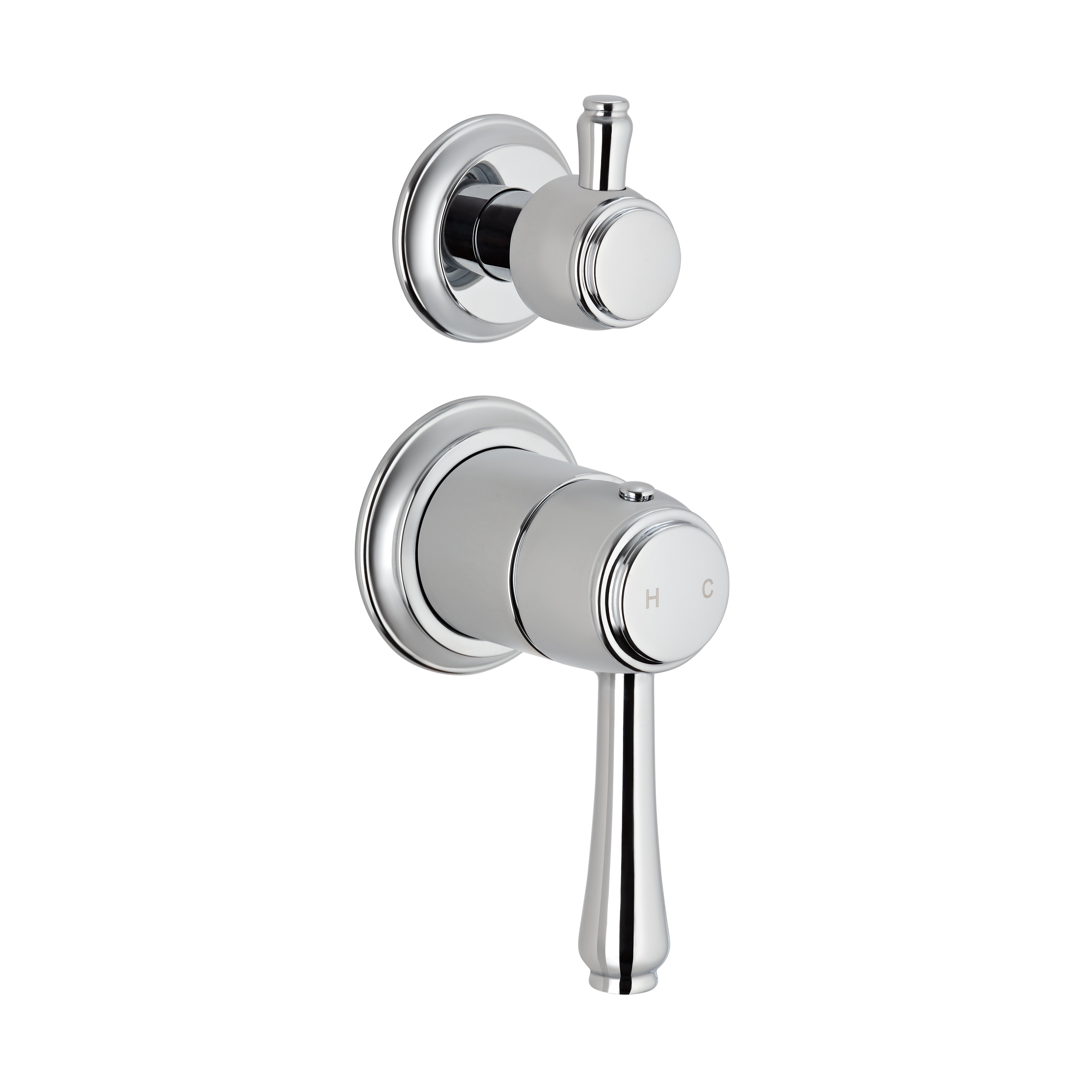 Kingsley Shower Top Diverter - Chrome