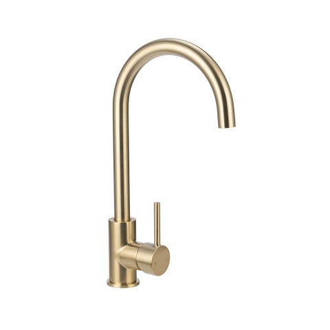 Elysian Kitchen Mixer - Brushed Brass