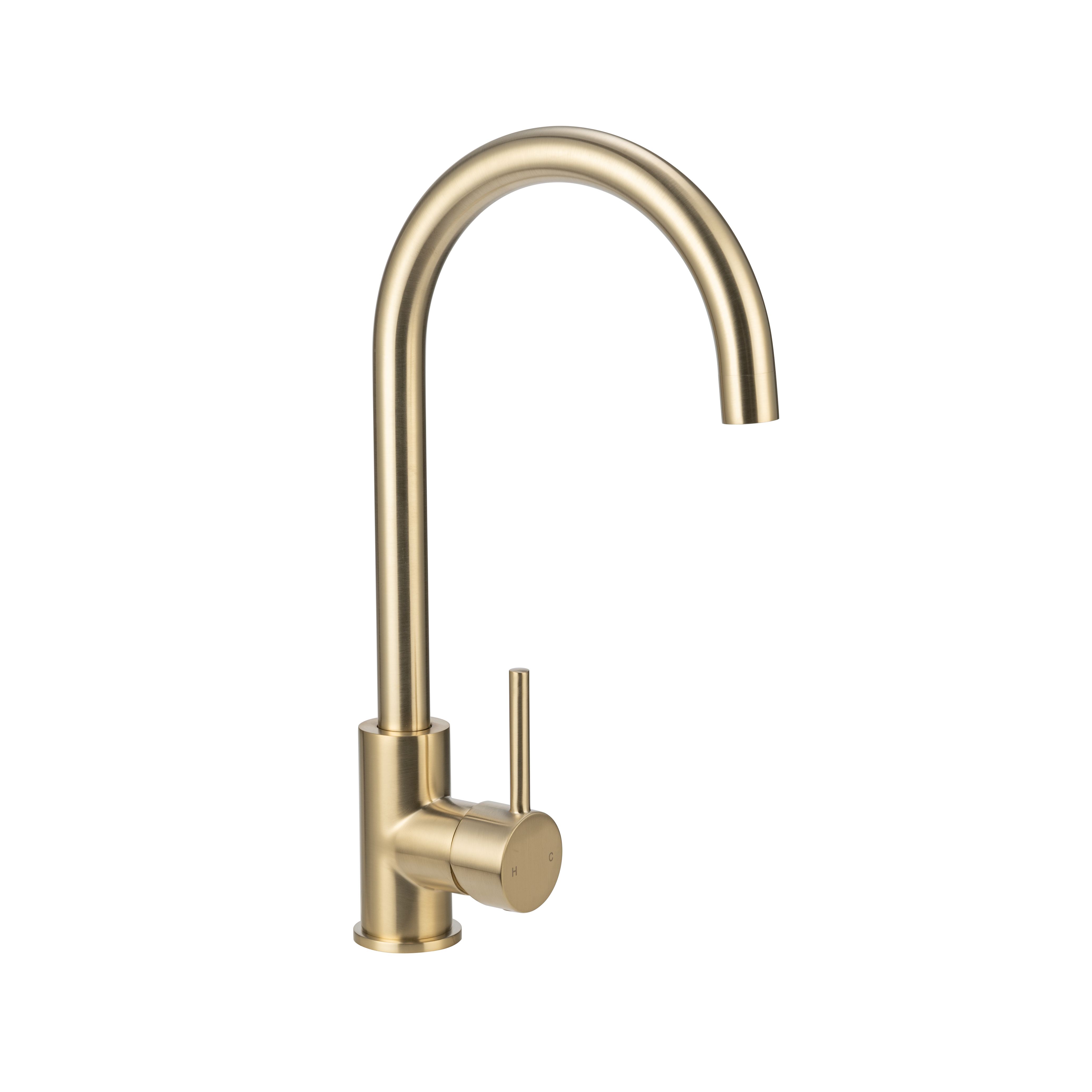 Elysian Kitchen Mixer Brushed Brass