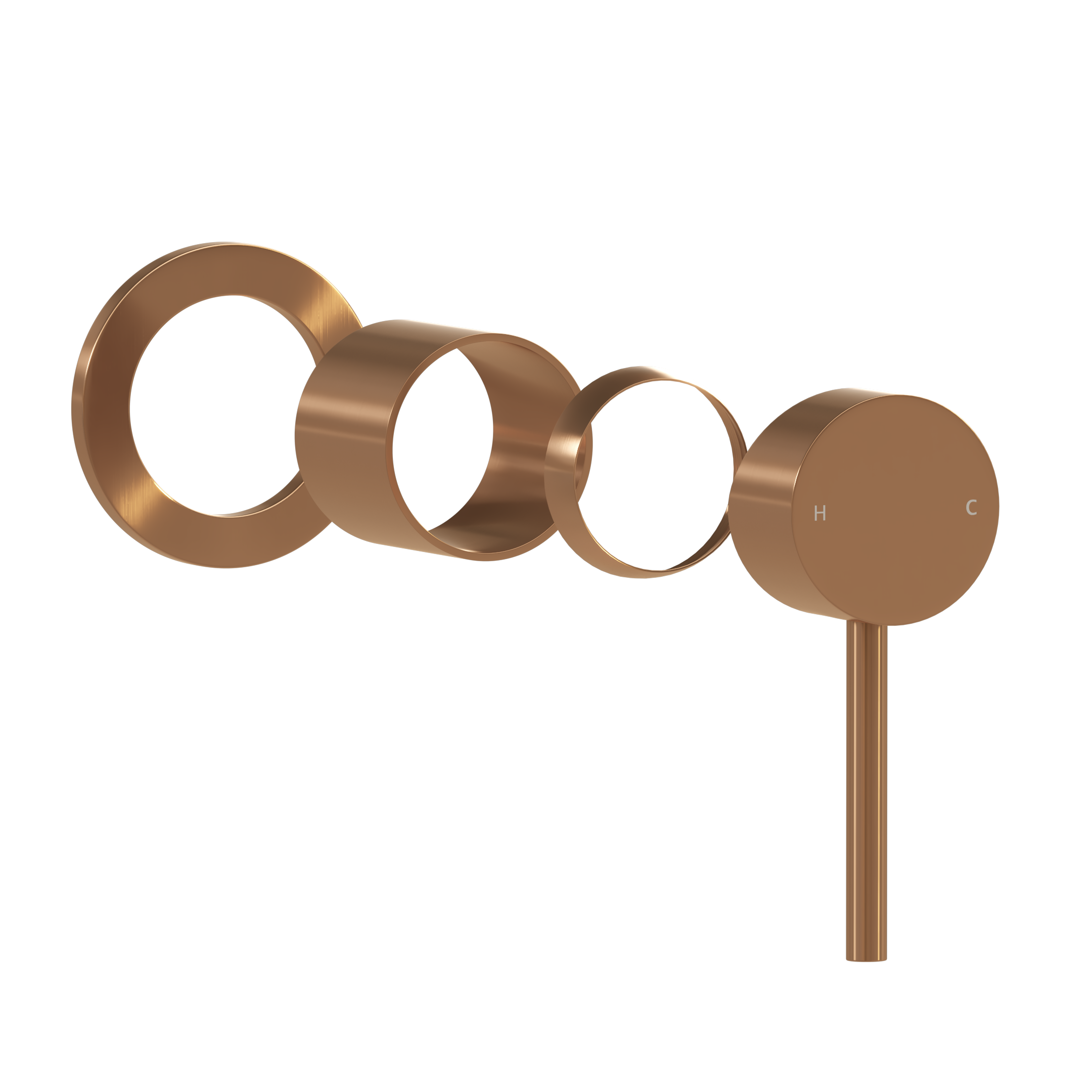 Sola Handle Kit Brushed Copper 2