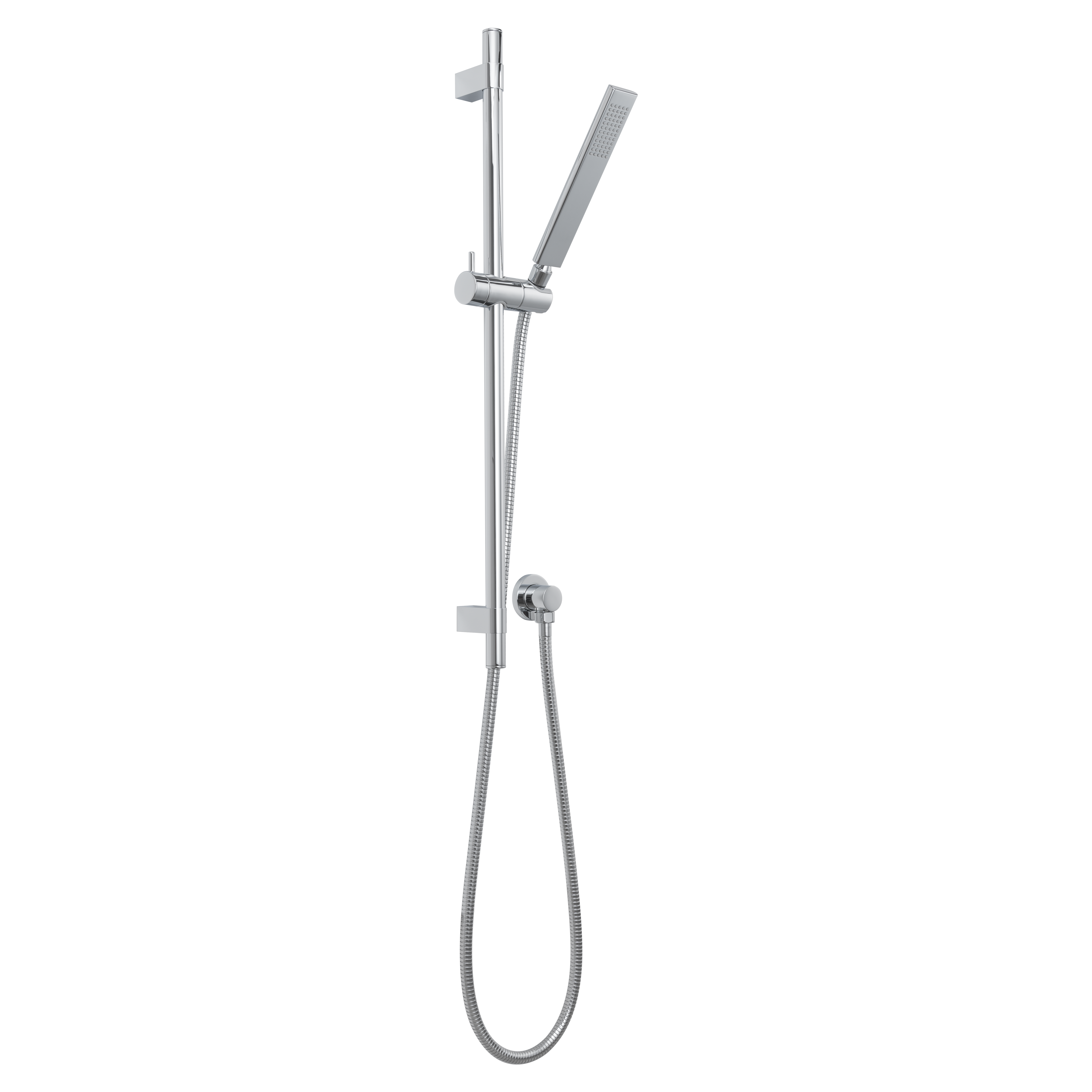 Elysian Adjustable Hand Shower Rail Set - Chrome