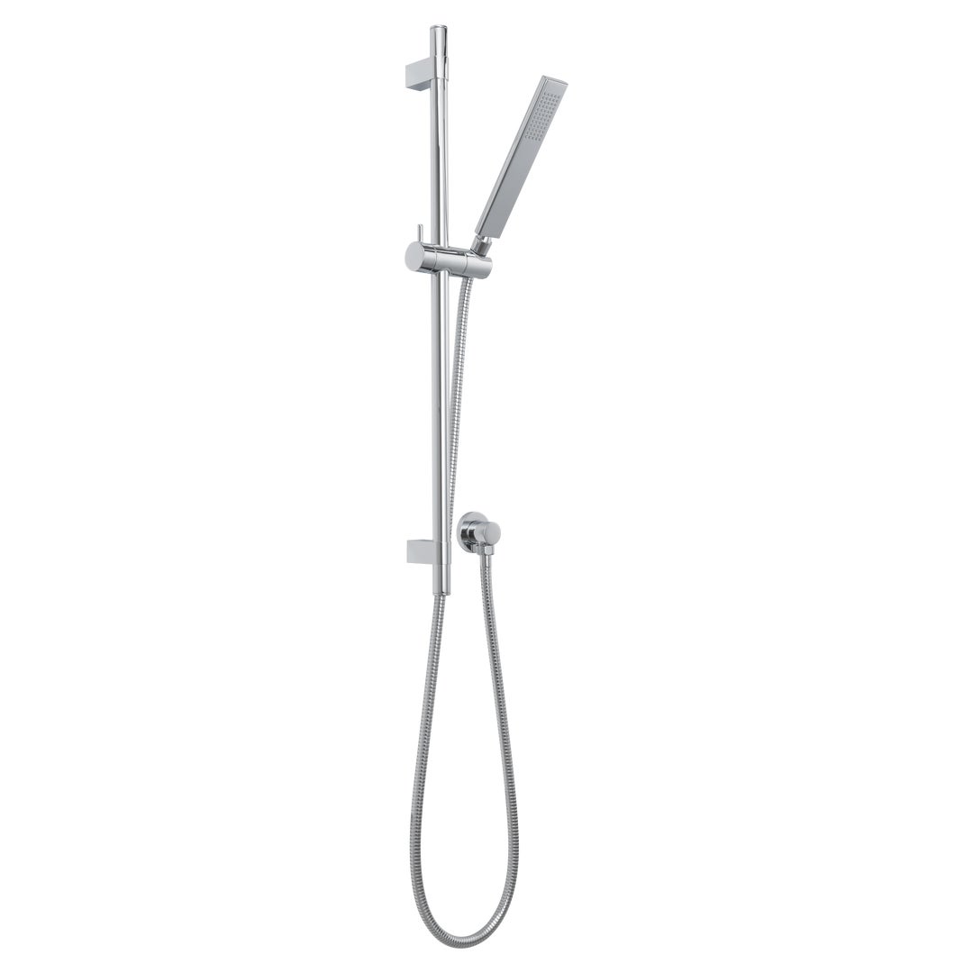 Elysian Adjustable Hand Shower Rail Set - Chrome
