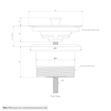 Pull-Out Bath Plug SPEC