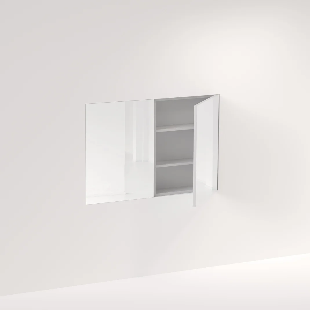 Myra 2-Door Mirror Cabinet Recessed - 1128mm - Feature