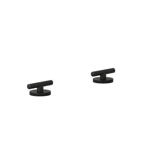 Barre Assembly Bench Mounted Taps - Matte Black