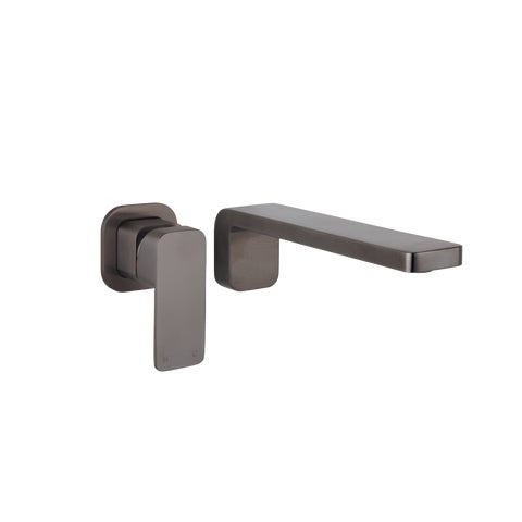 Nesso Minimal Mixer & Spout Set - Brushed Gunmetal