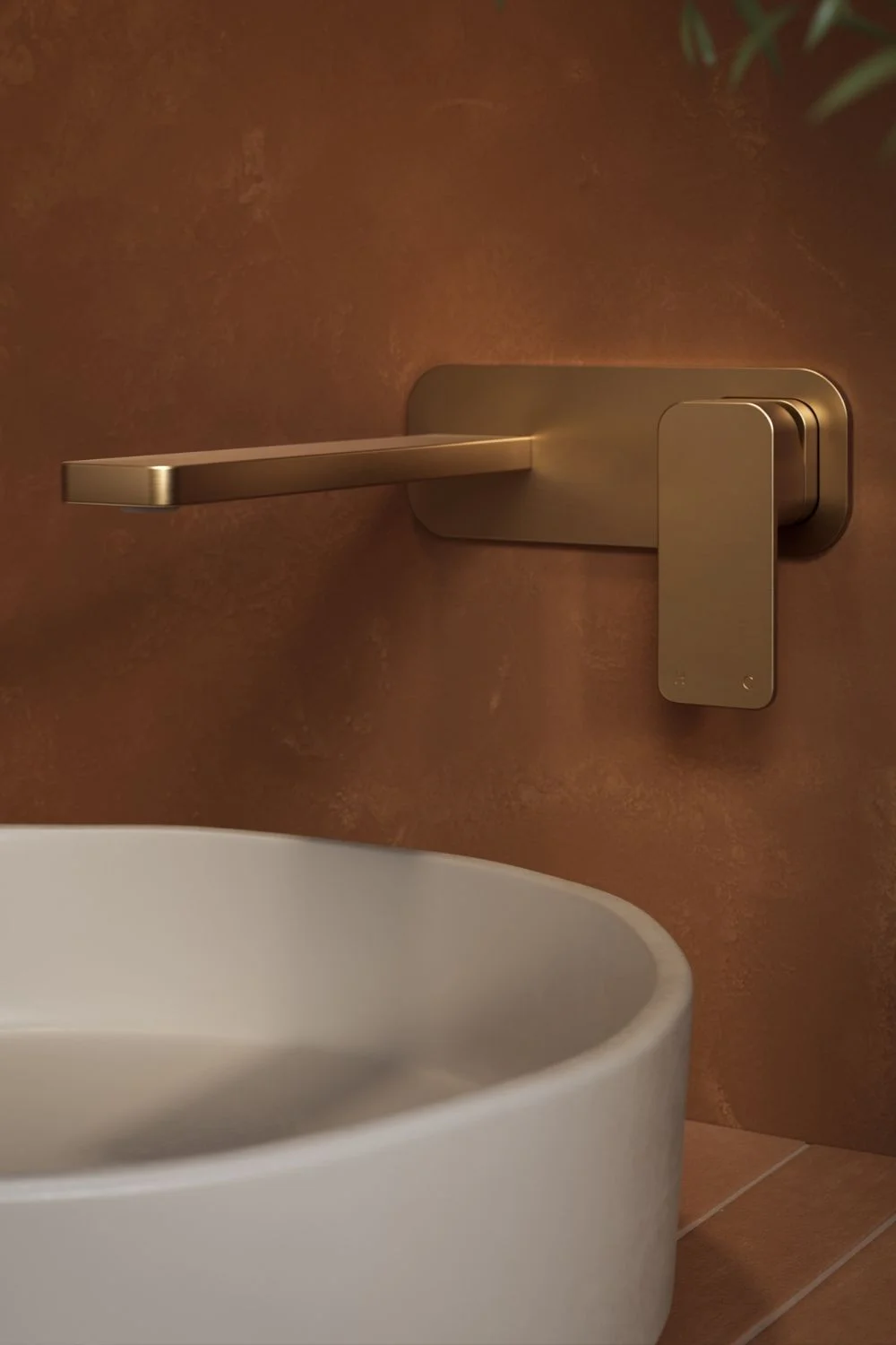 Modern Interior Design Ness Brushed Brass Tapware