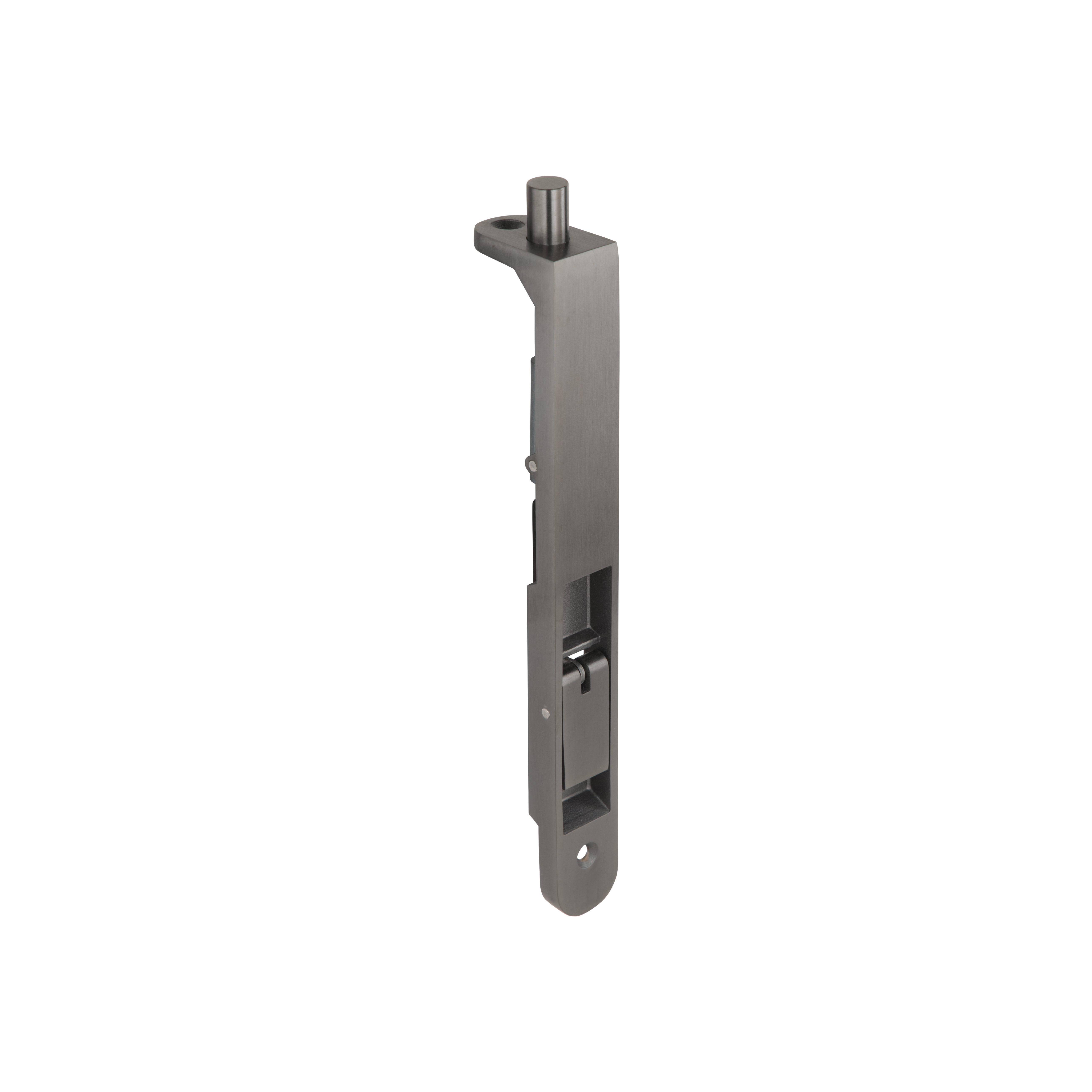 Door Flush Bolt - Brushed Gunmetal