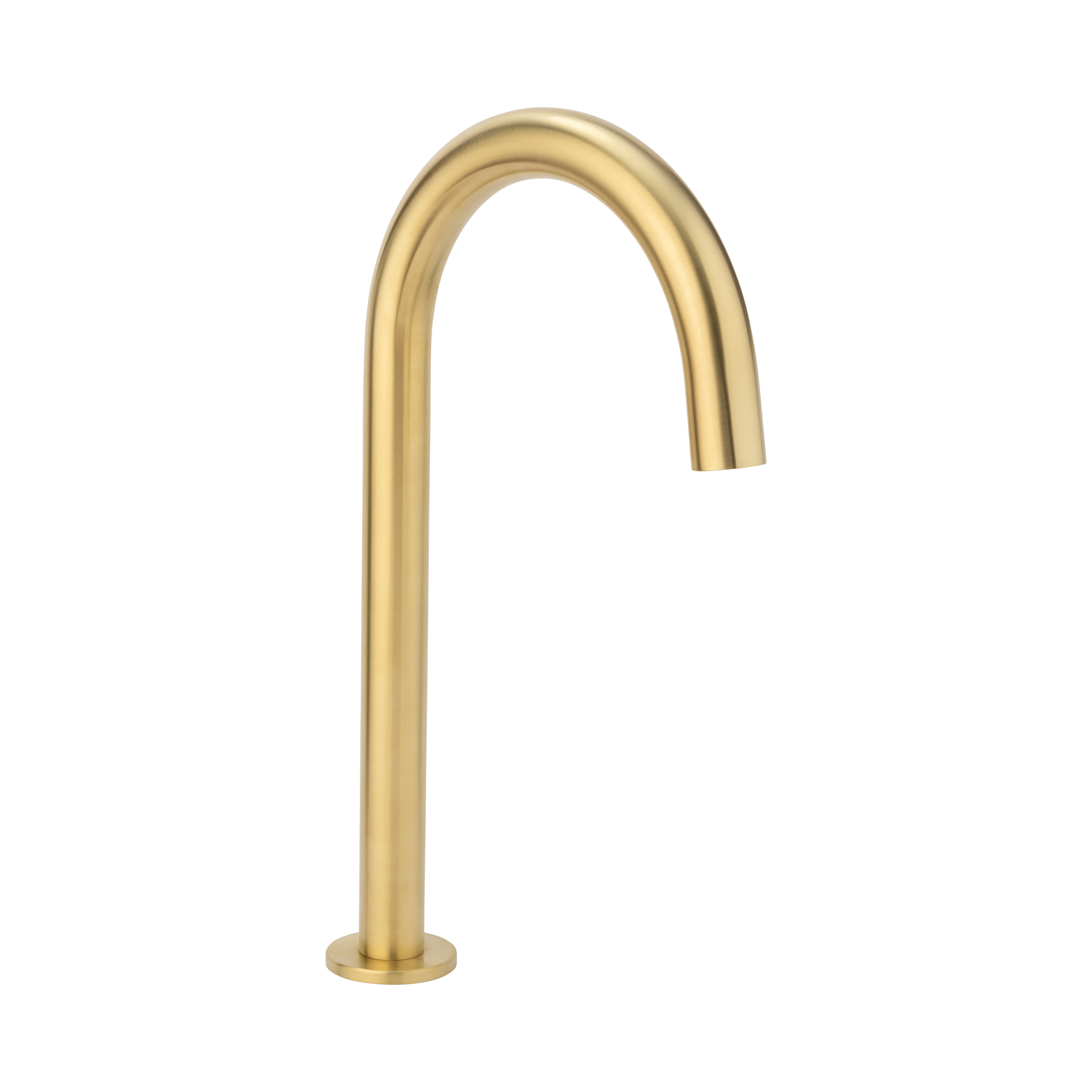 Sensor Gooseneck Hob Spout - Brushed Brass