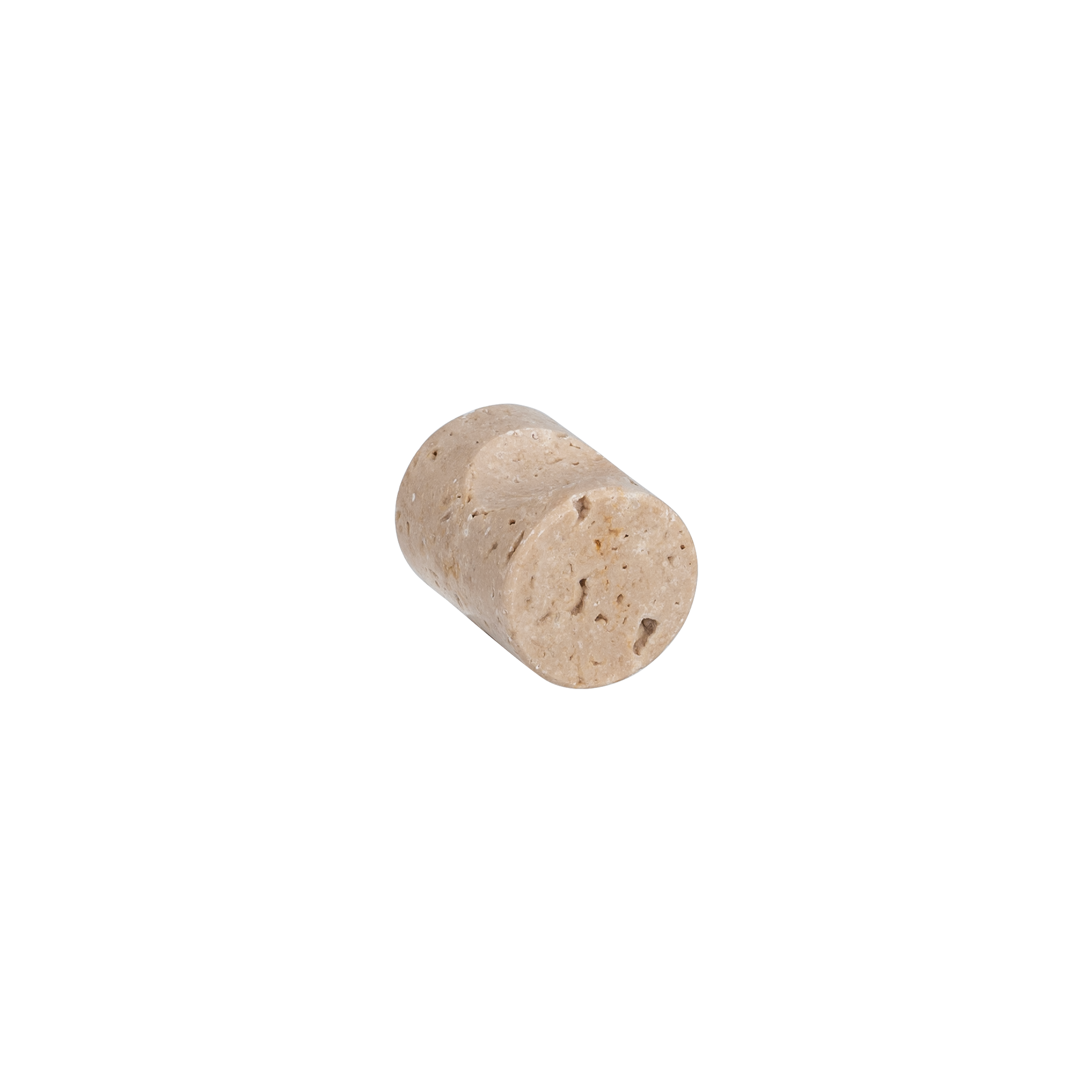 17602-Pedra-Small-Knob-20mm Side Beige-Travertine
