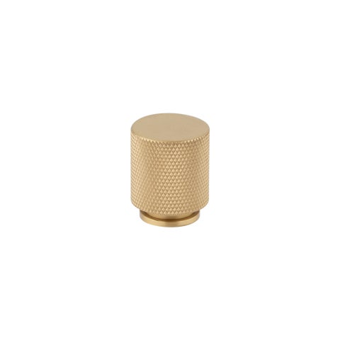 Tezra Textured Cabinetry Knob - Brushed Brass