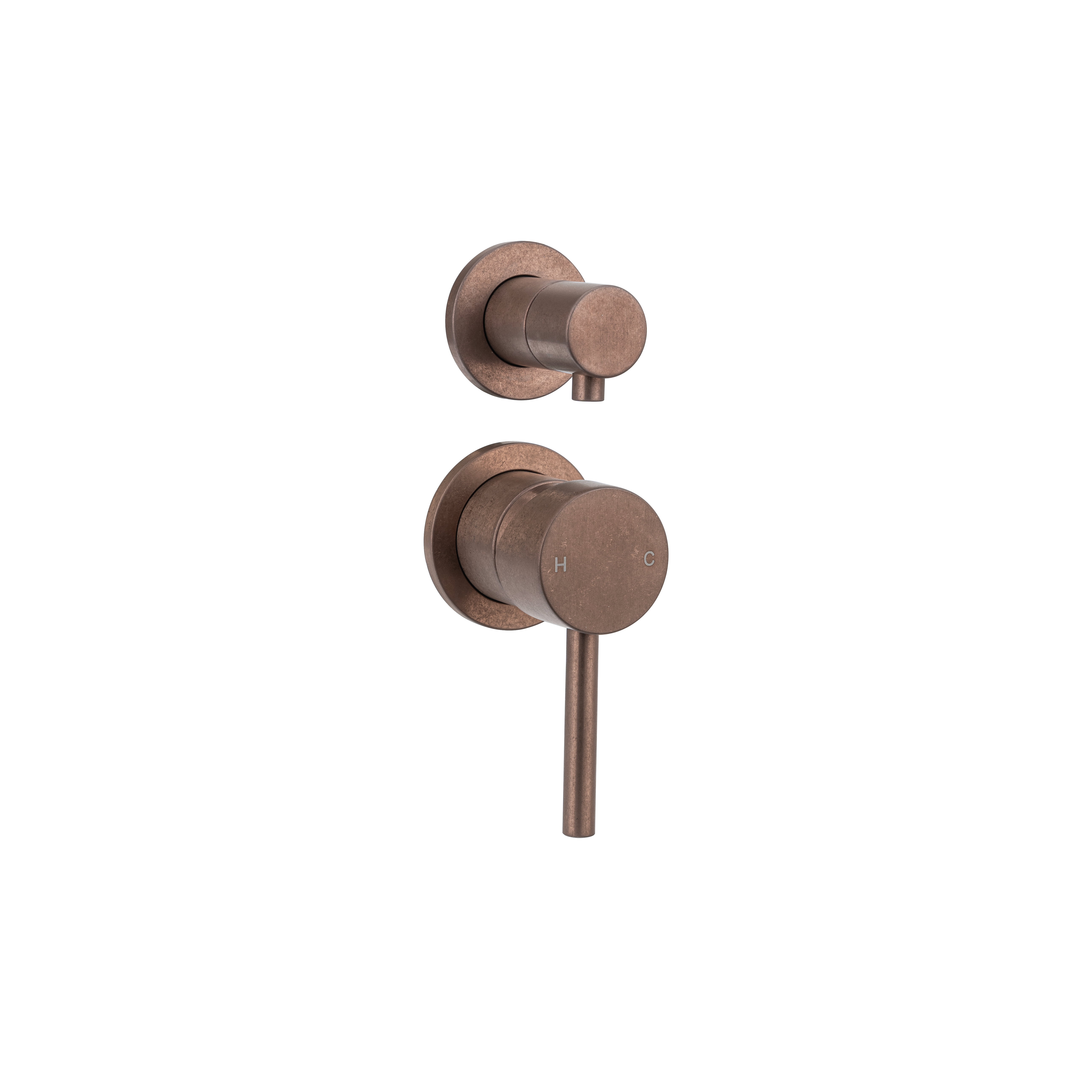 Sola Shower Top Diverter - Antique Bronze