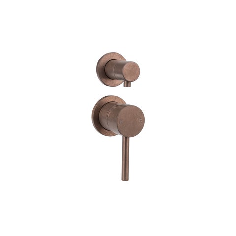 Sola Shower Top Diverter - Antique Bronze
