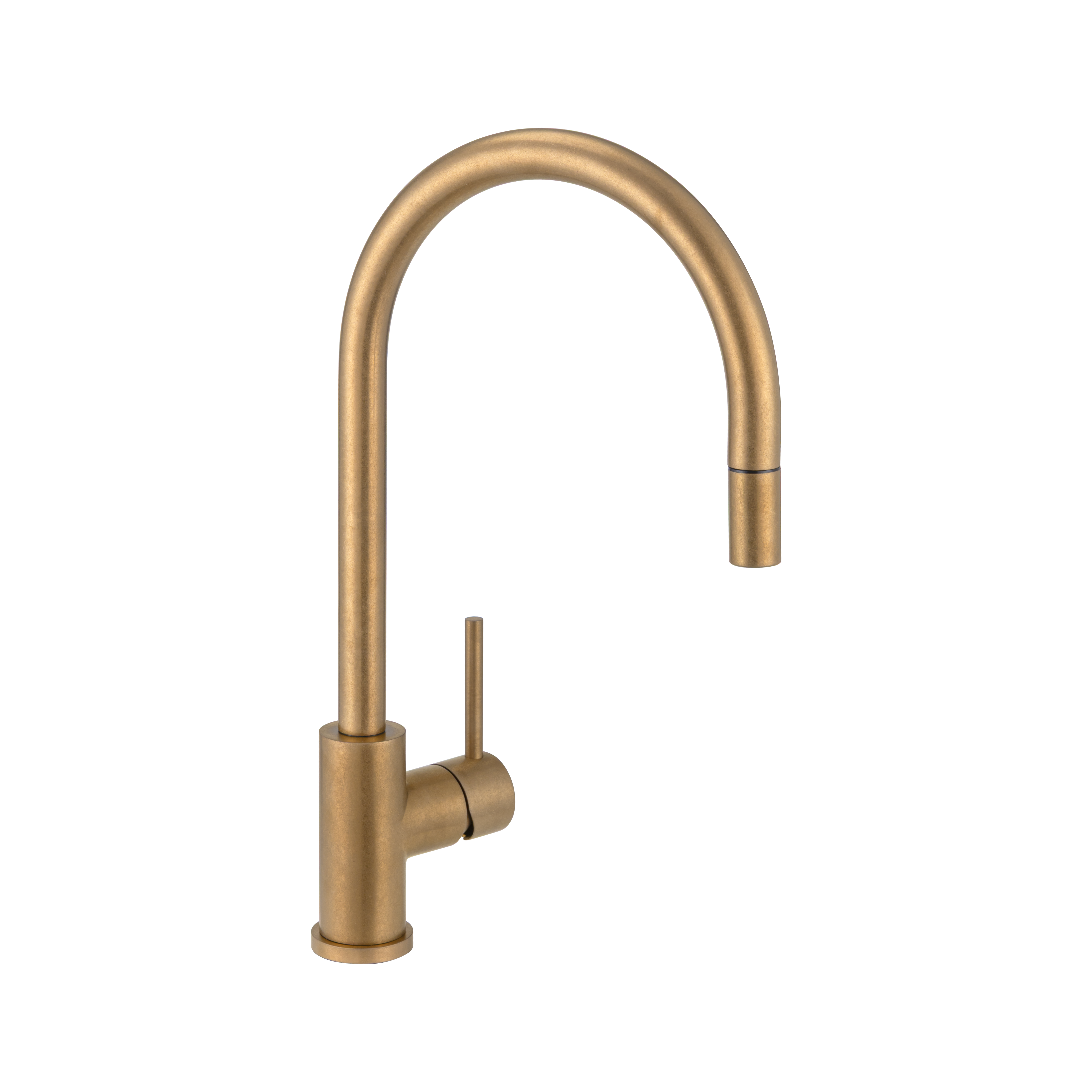 Elysian Commercial Pull-Out Kitchen Mixer - Antique Aurum 