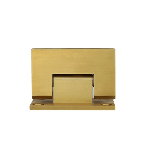 Kenzie Glass-to-Wall Shower Hinge - Brushed Brass
