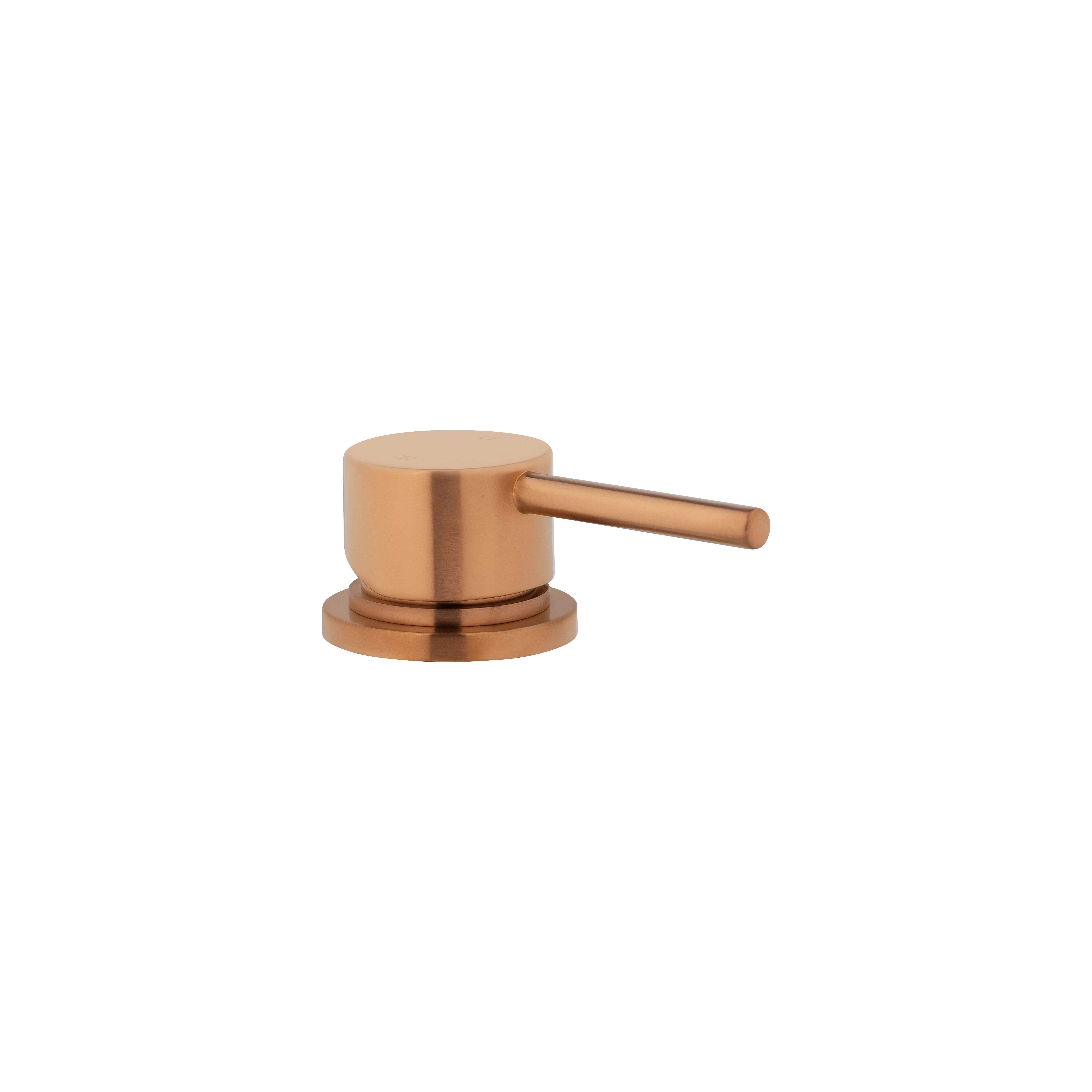 Elysian Bench Mounted Minimal Mixer - Brushed Copper Lf