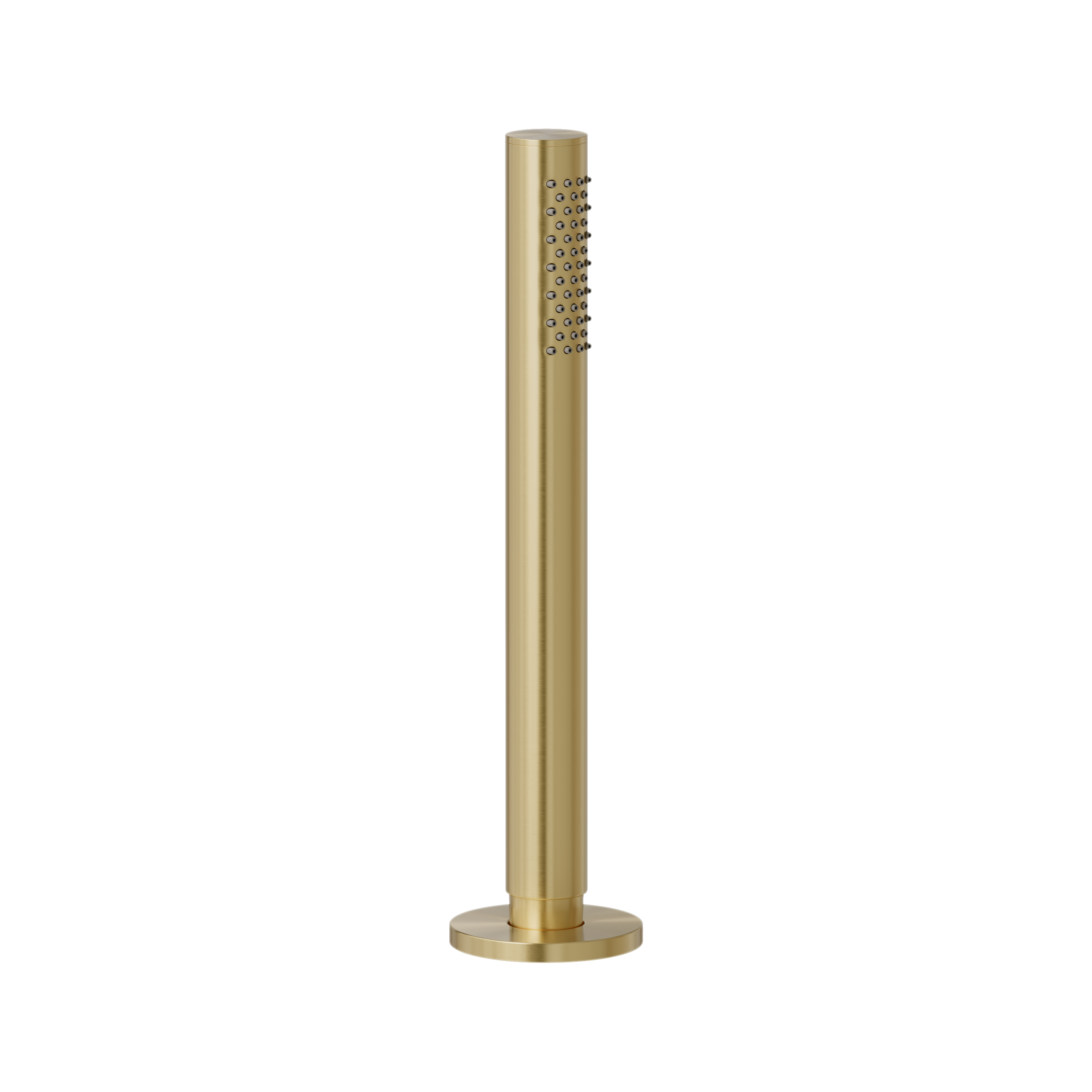 Deck Mounted Retractable Sola Hand Shower - Brushed Brass