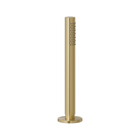 Deck Mounted Retractable Sola Hand Shower - Brushed Brass