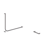 Aliro Accessible 90  Grab Rail Set GM
