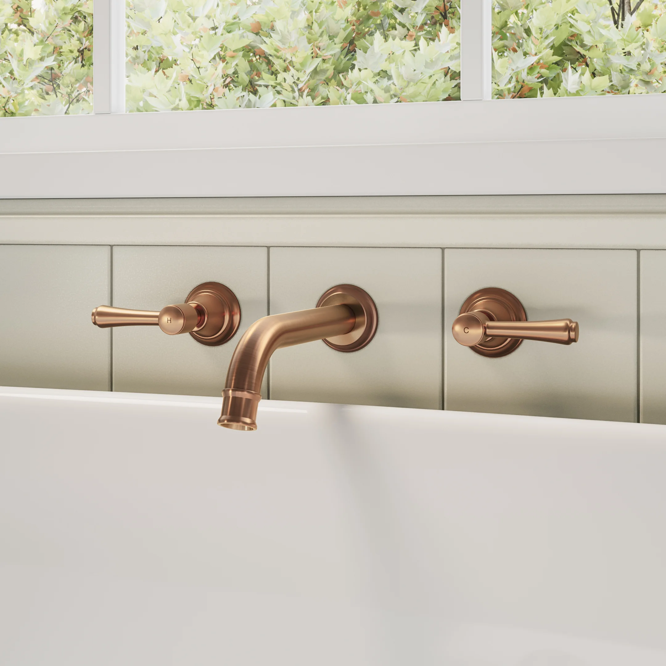 Kingsley%20Copper%20Collection%20-%20Scene%202%20-%20Insetting Wall%20Spout%20and%20Taps%20Set