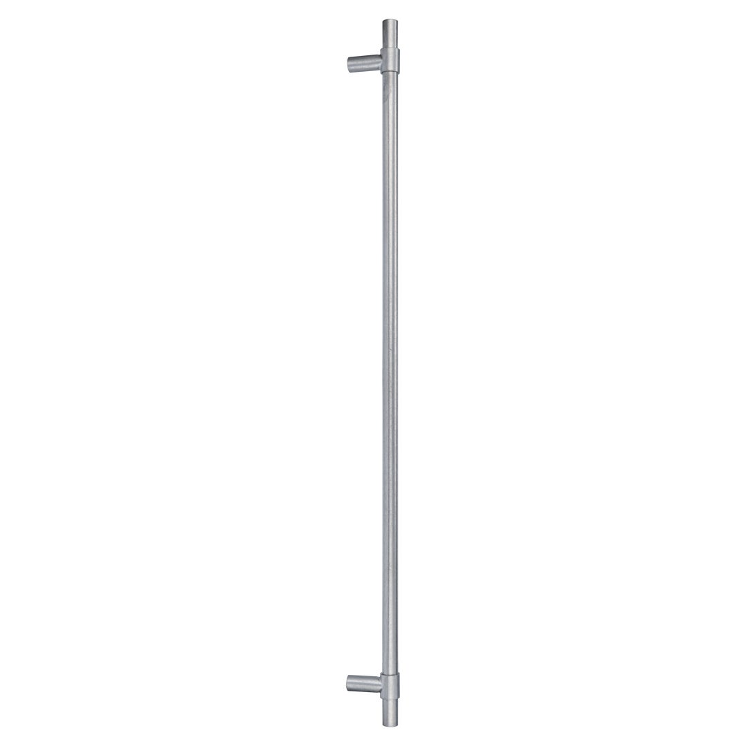Modi Adjustable Entry Door Pull 900mm - Antique Steel