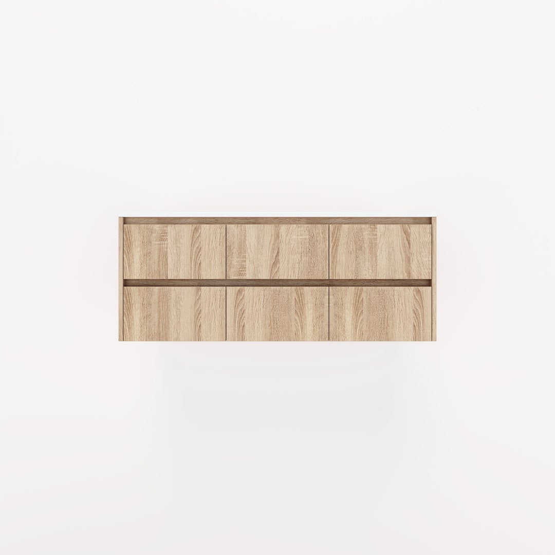 Addison 6-Drawer 1278mm - White Ash Oak