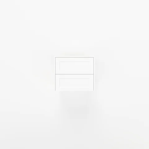 Addison - Single Vanity 600mm - Shaker - Matte White