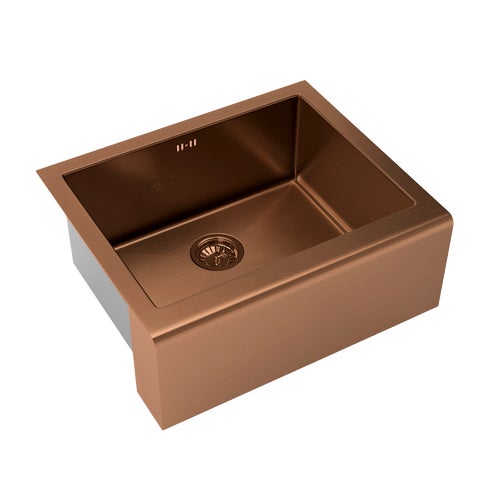 Belfast Butler Sink - Brushed Copper (Overflow)