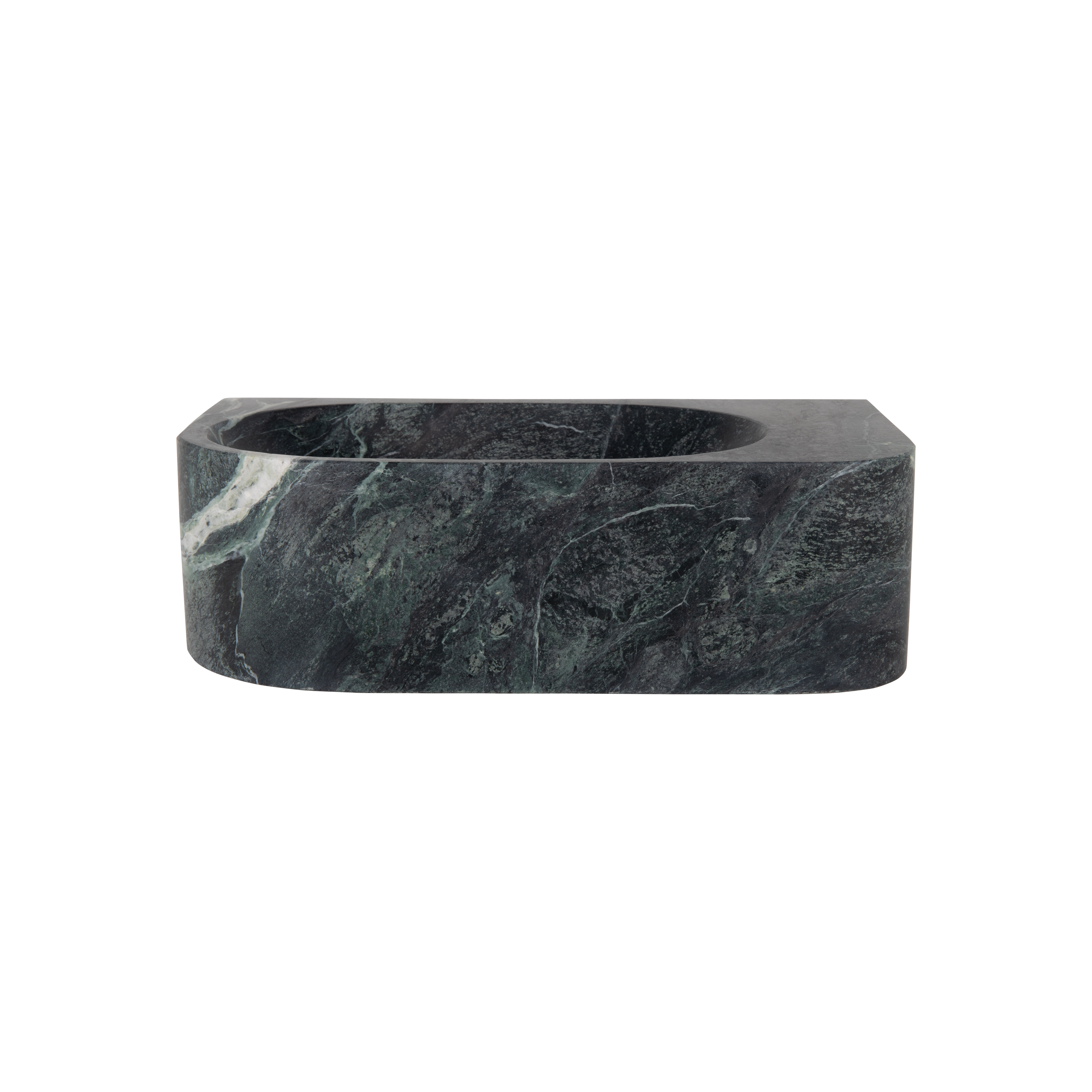 Pedra WallMounted Basin 400mm Verde Front 2