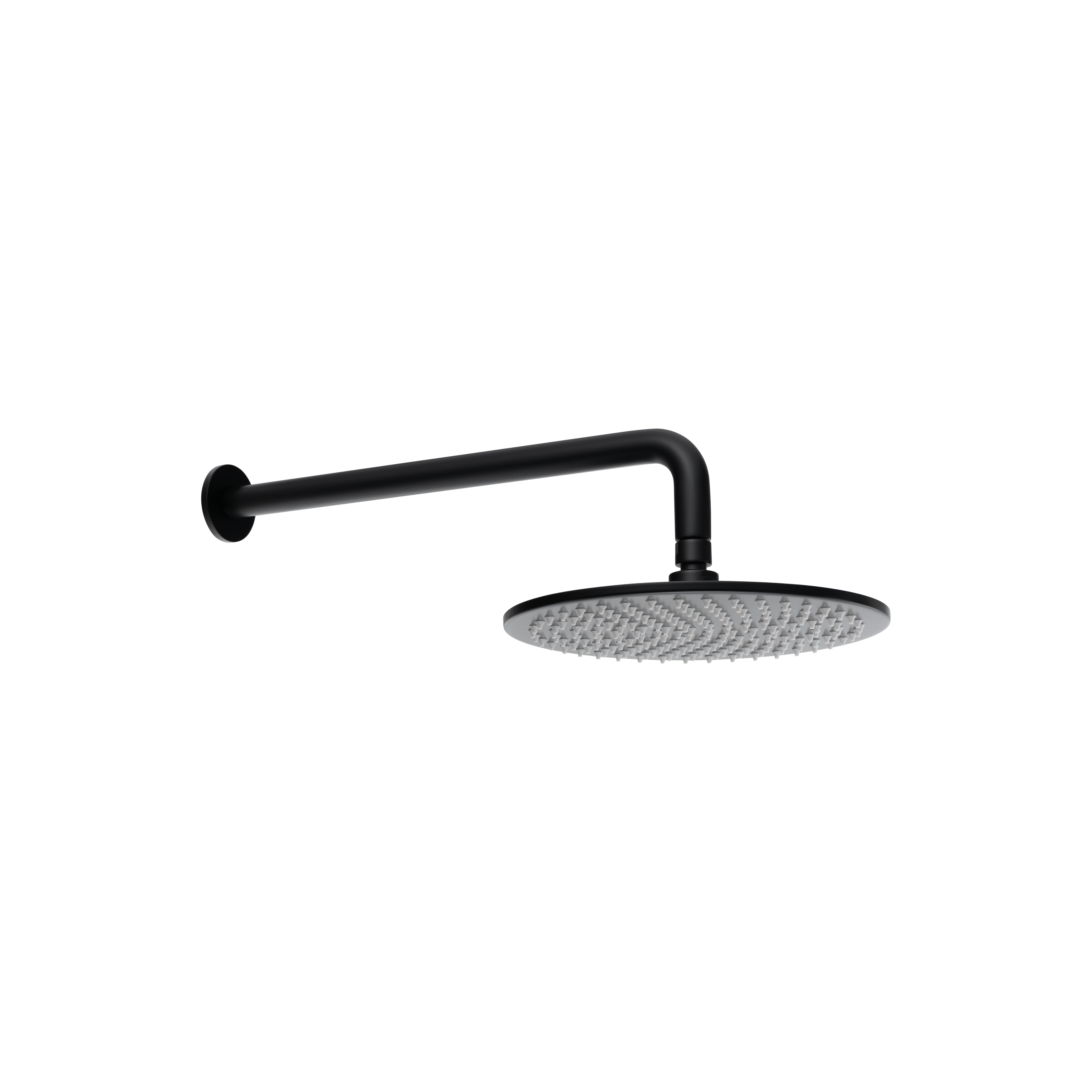 Shower%20Arm%20400mm Side Head%20Set%20-%20Matte%20Black
